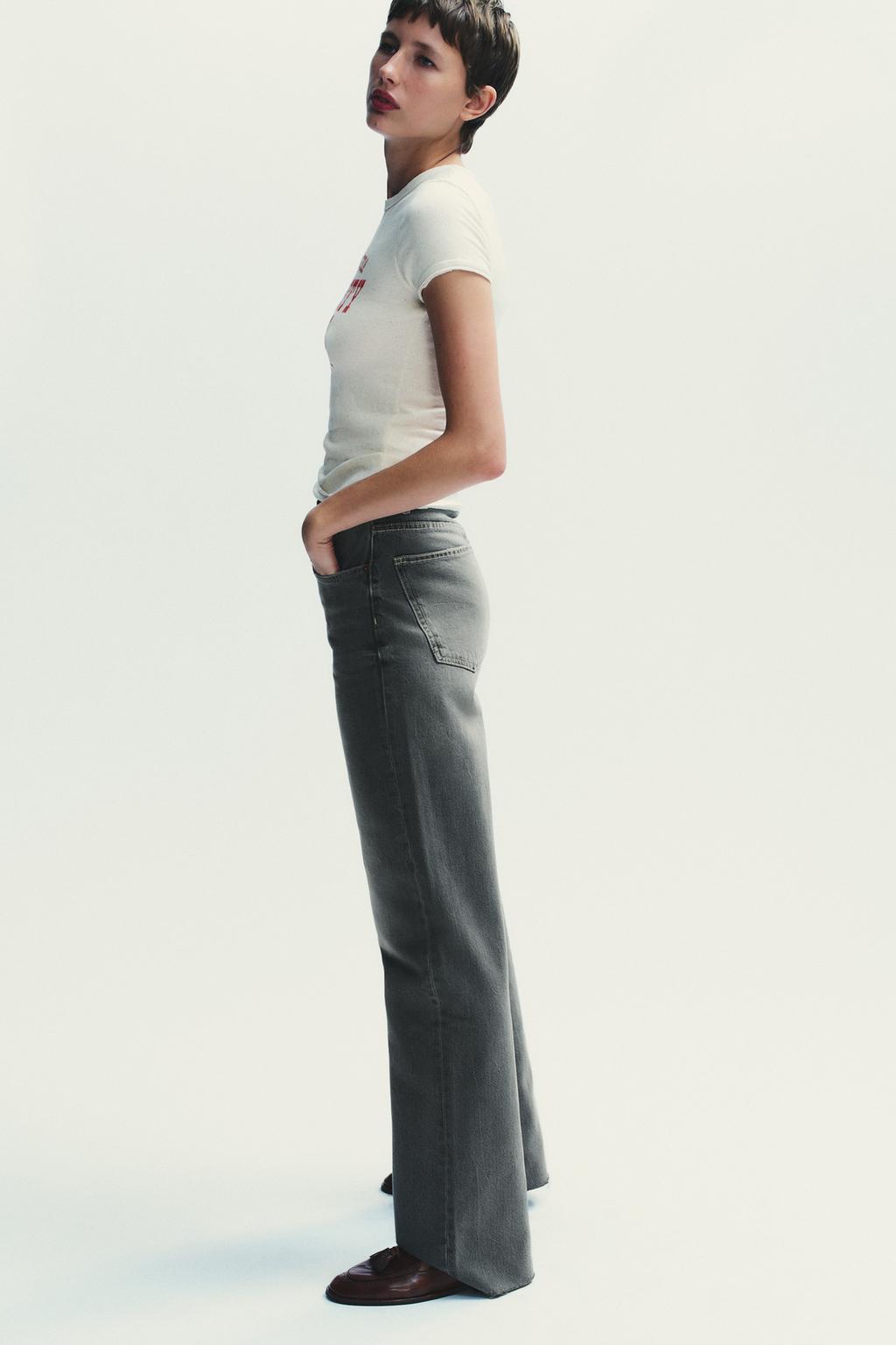 JEANS TRF WIDE LEG TAILLE HAUTE FULL LENGTH