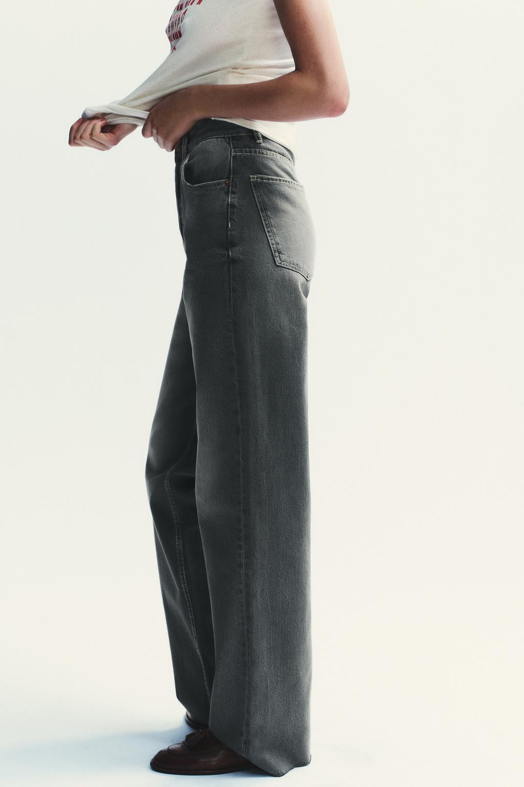 JEANS TRF WIDE LEG TAILLE HAUTE FULL LENGTH