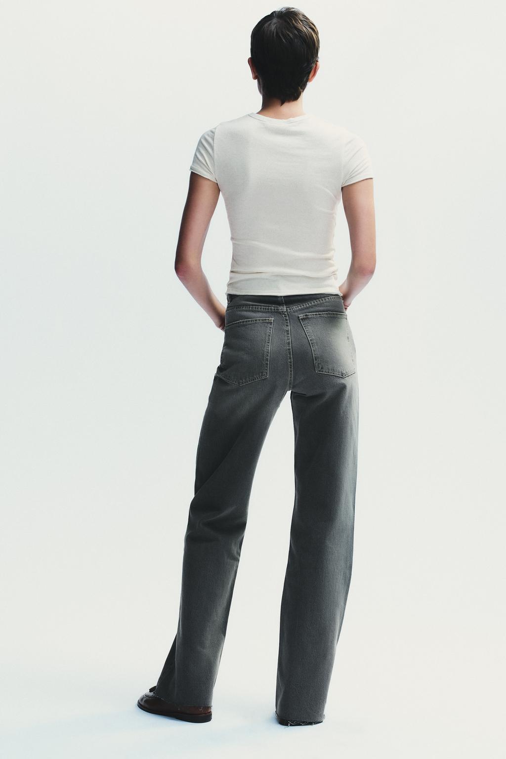 JEANS TRF WIDE LEG TAILLE HAUTE FULL LENGTH