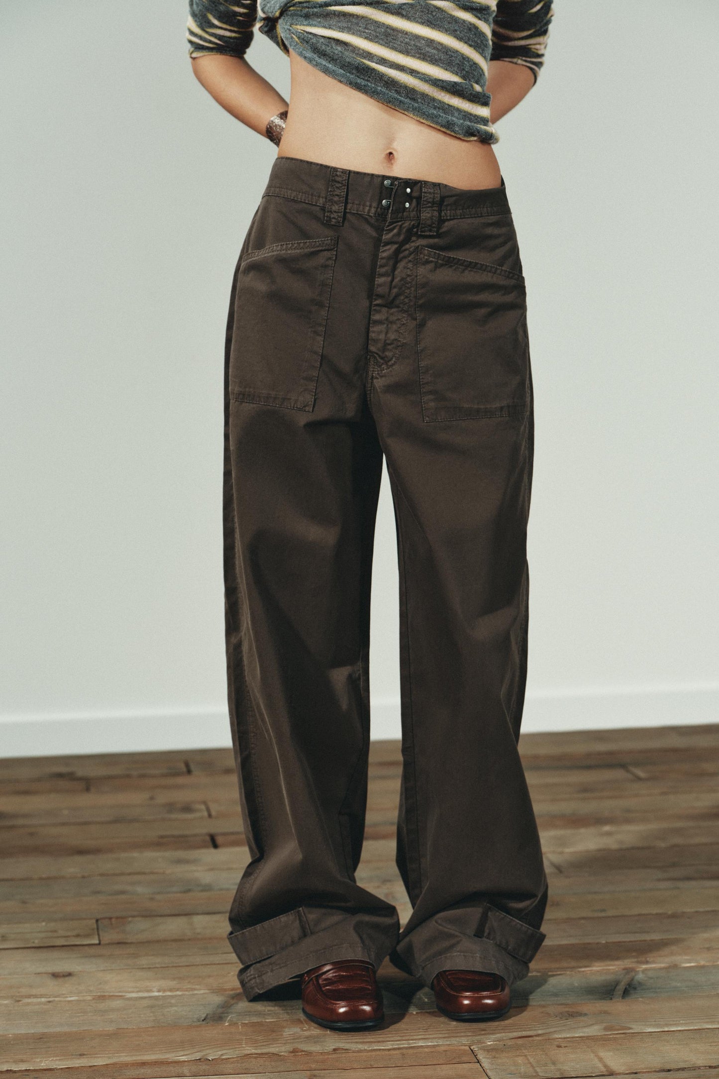 PANTALON CARGO À POCHES