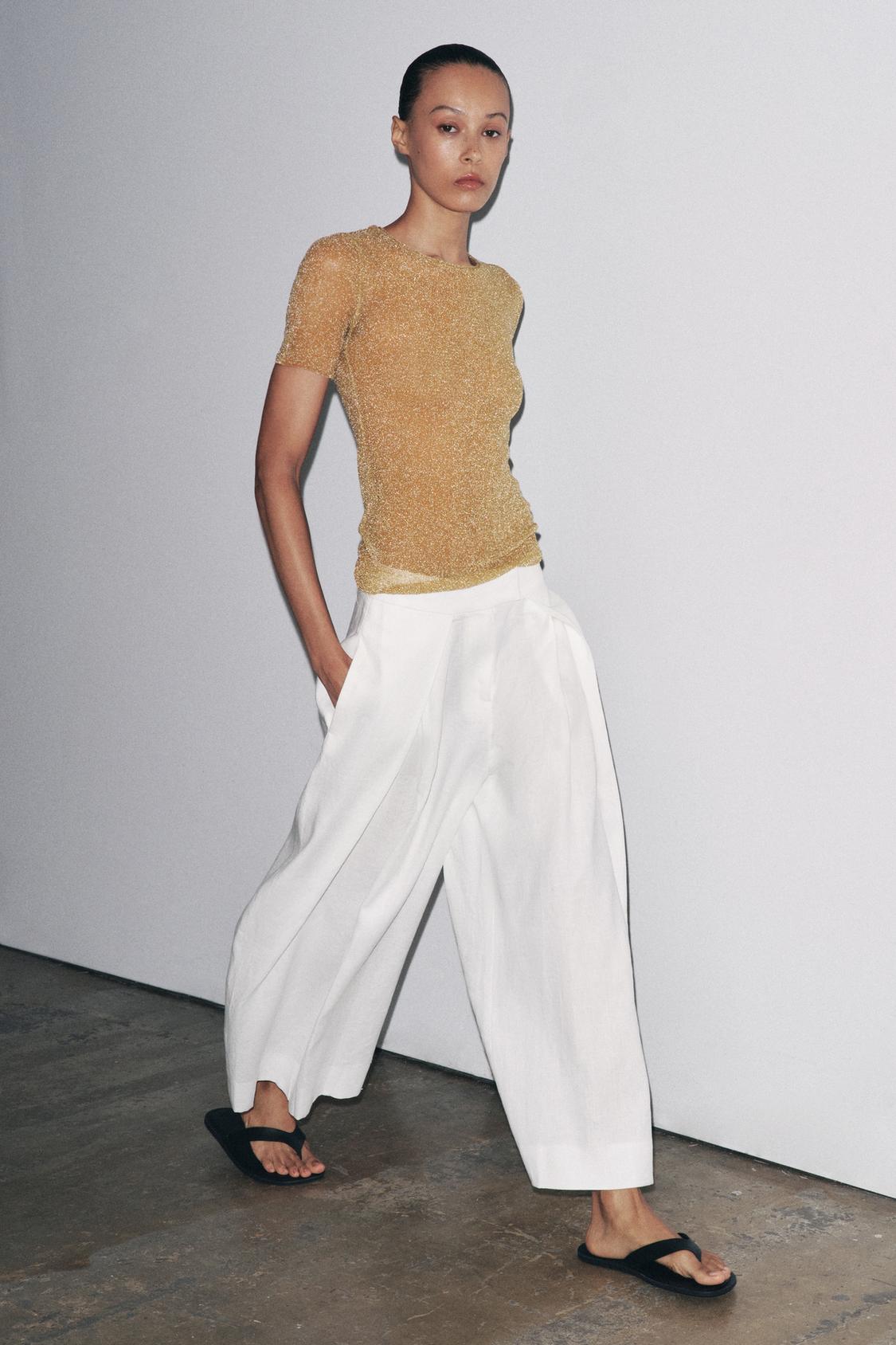 PANTALON VOLUME À PINCES ZW COLLECTION