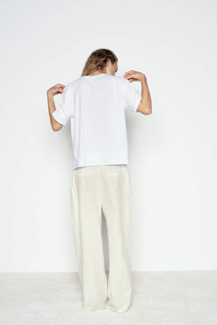 T-SHIRT MÉTALLISÉ DORÉ