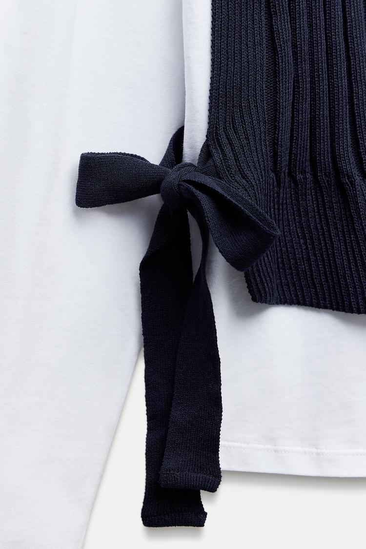 T-SHIRT GILET ZIPPÉ