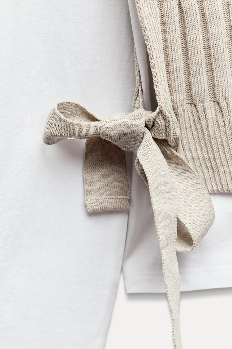 T-SHIRT GILET ZIPPÉ