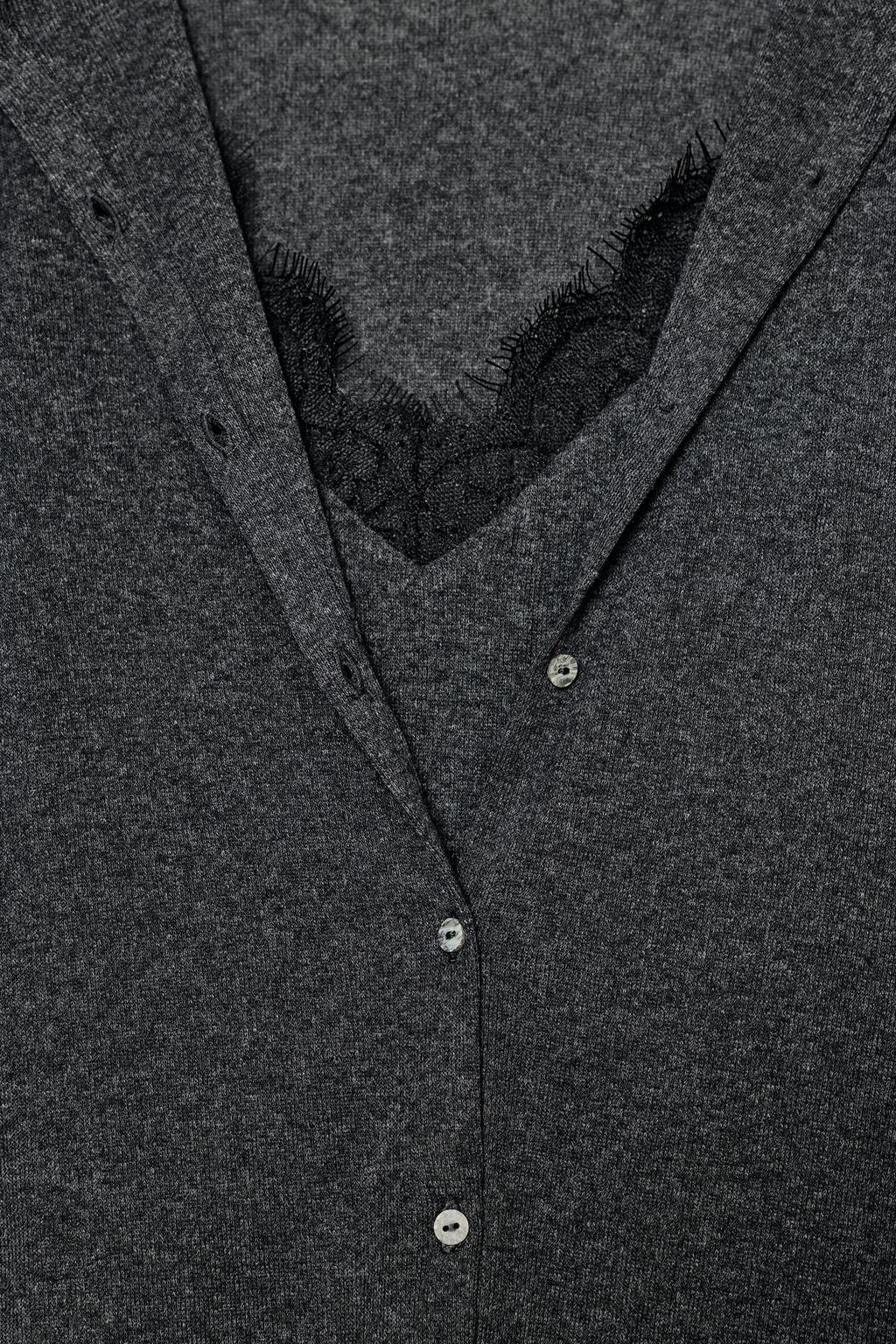 VESTE TOP COMBINÉE DENTELLE