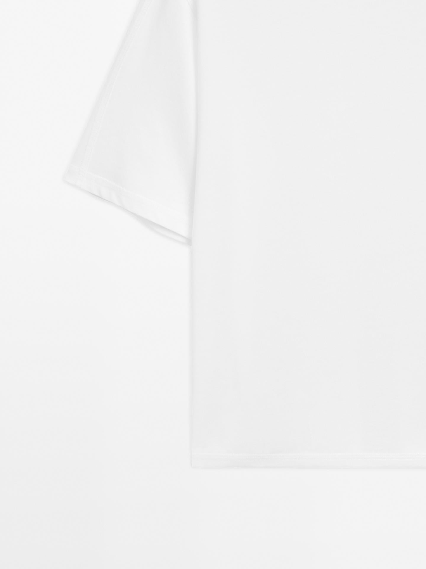 MASSIMO DUTTI T-SHIRT DÉTAIL COUTURE MANCHES