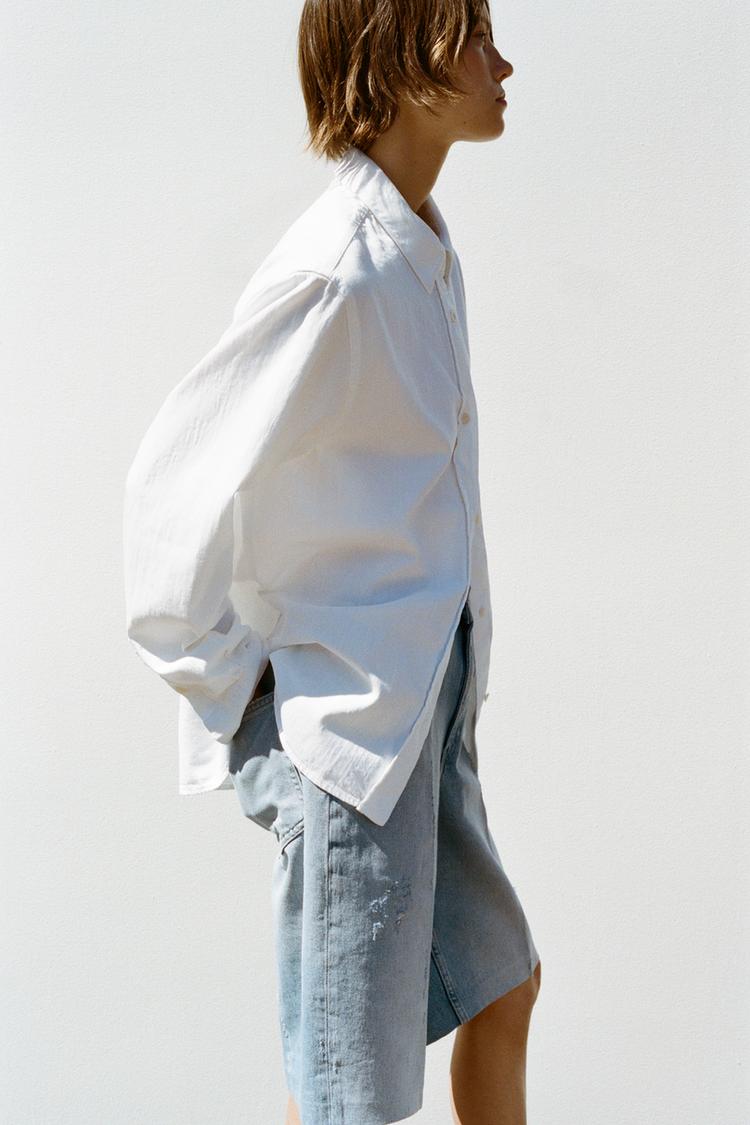 CHEMISE À POCHE EN DENIM