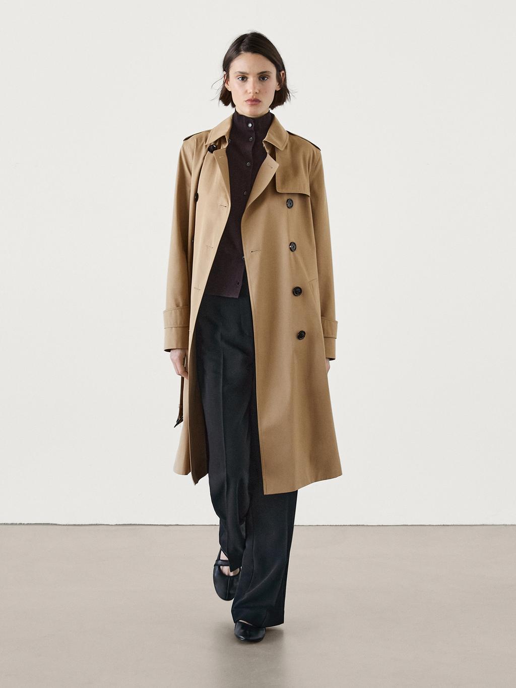 TRENCH AVEC CEINTURE MASSIMO DUTTI