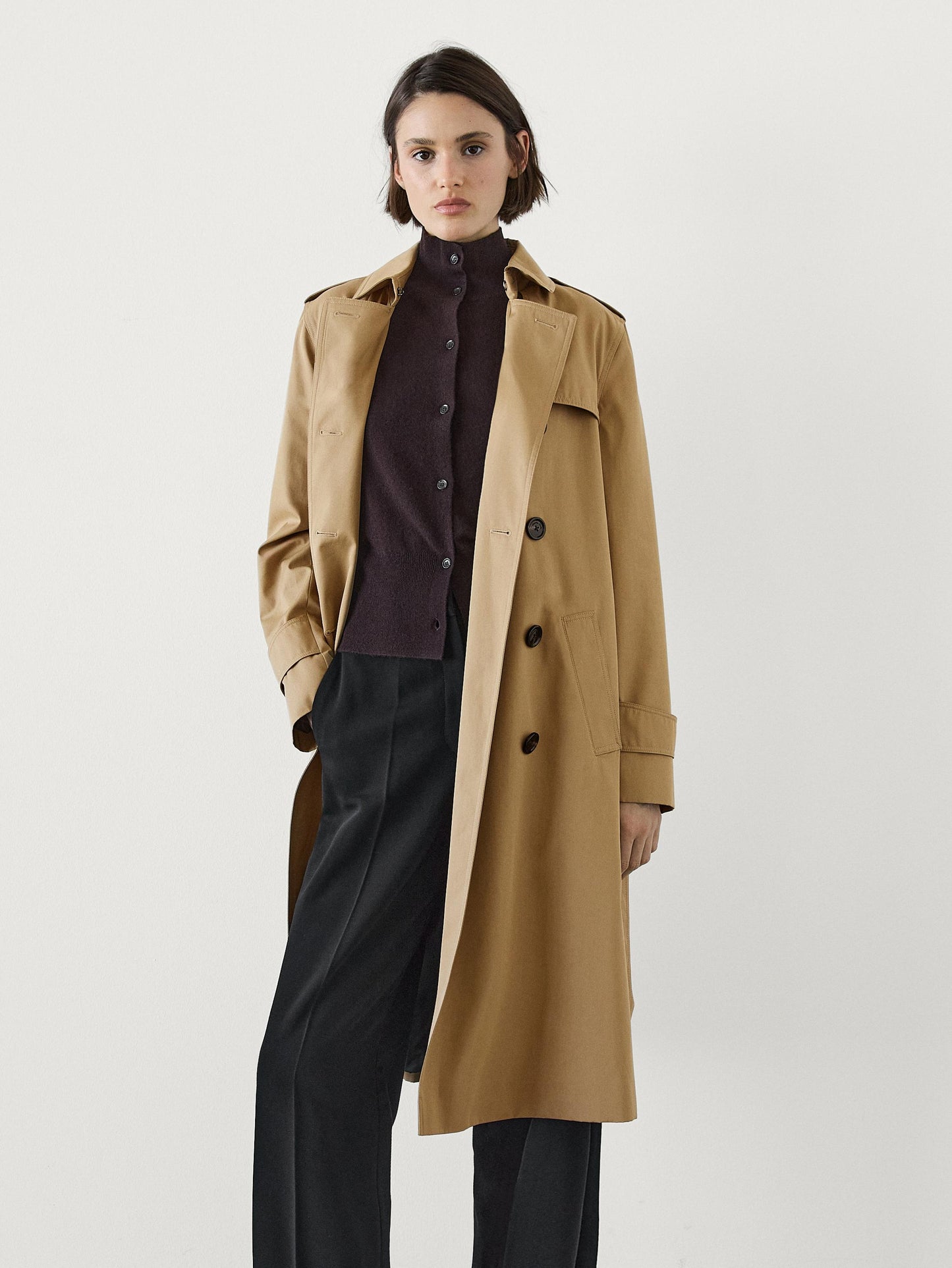 TRENCH AVEC CEINTURE MASSIMO DUTTI