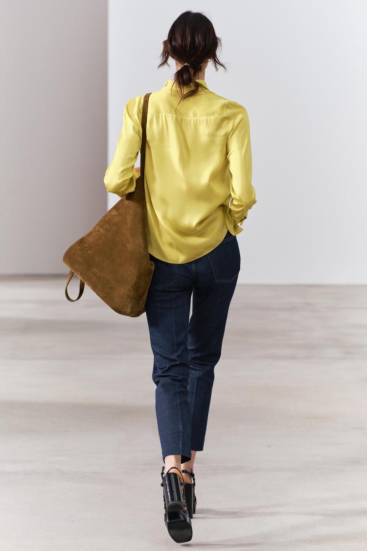 CHEMISE ÉTROITE EN VISCOSE