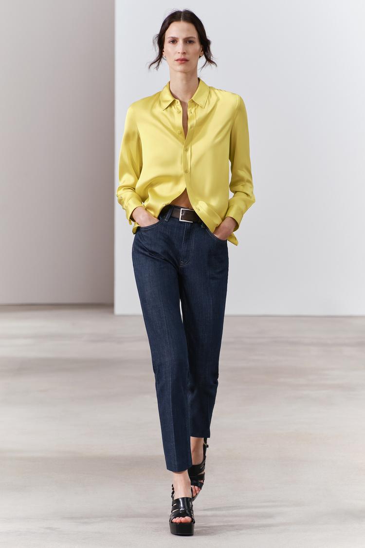 CHEMISE ÉTROITE EN VISCOSE