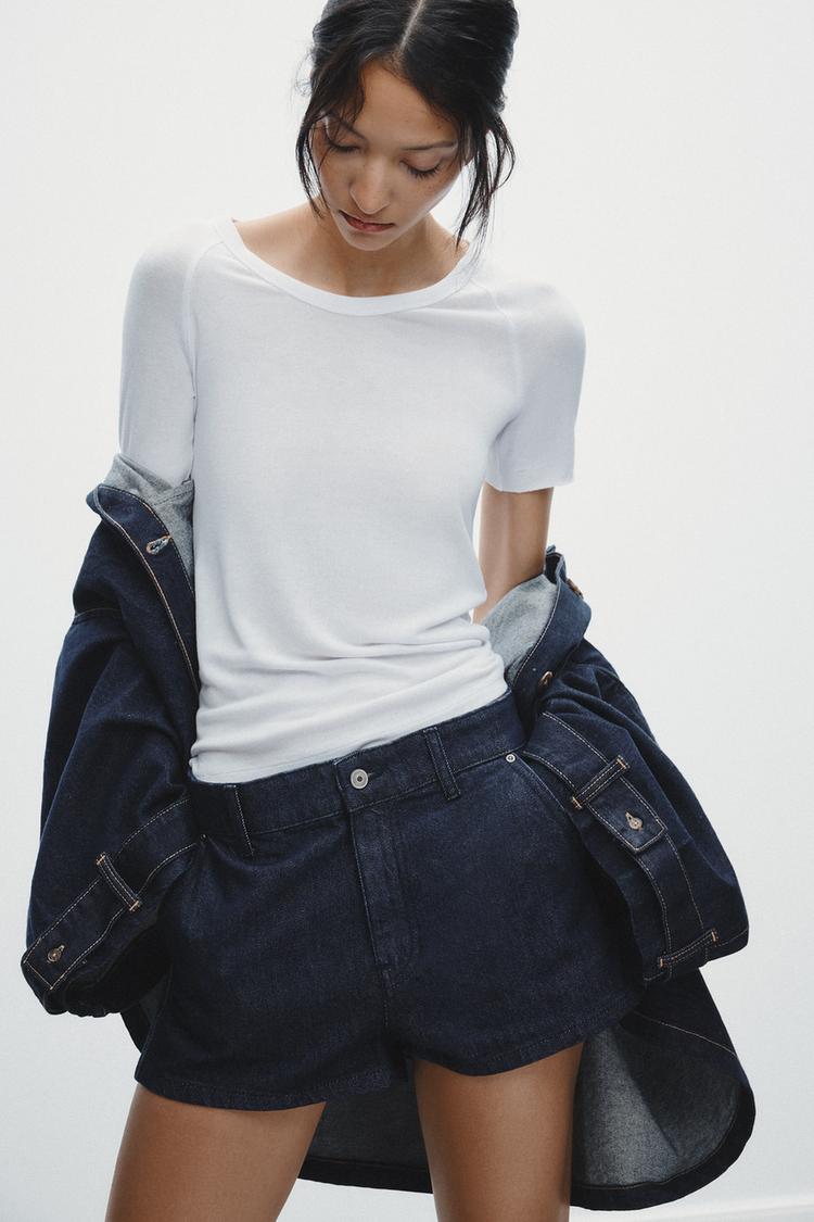 VESTE EN JEAN TRF À POCHES