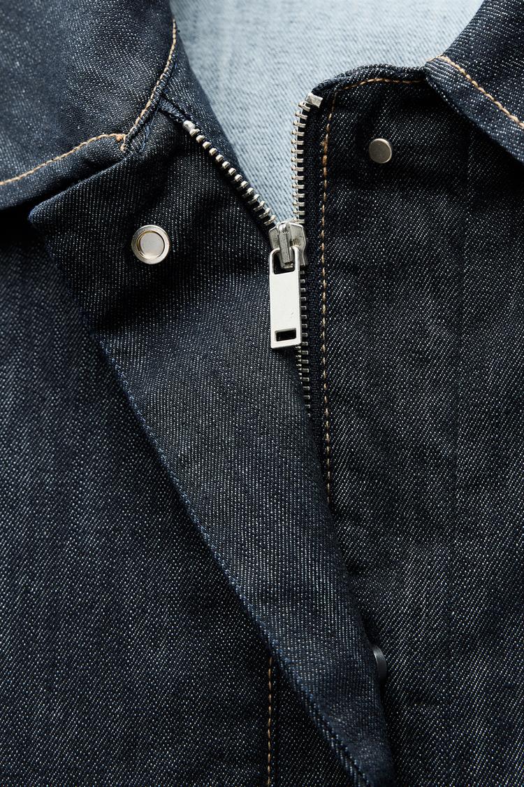 VESTE EN JEAN TRF AVEC CEINTURE