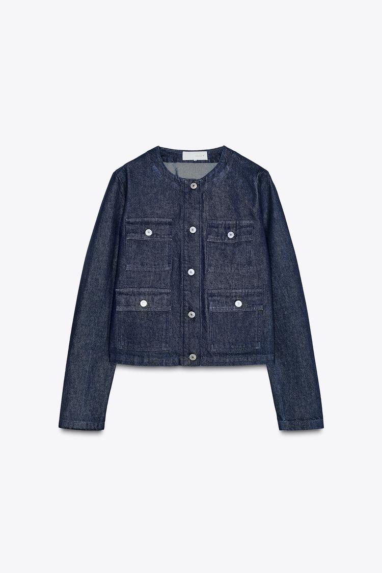 VESTE EN JEAN TRF À POCHES