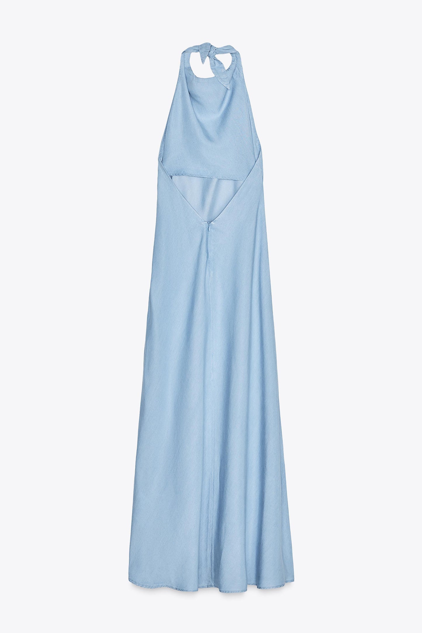 ROBE FLUIDE HALTER EN LYOCELL
