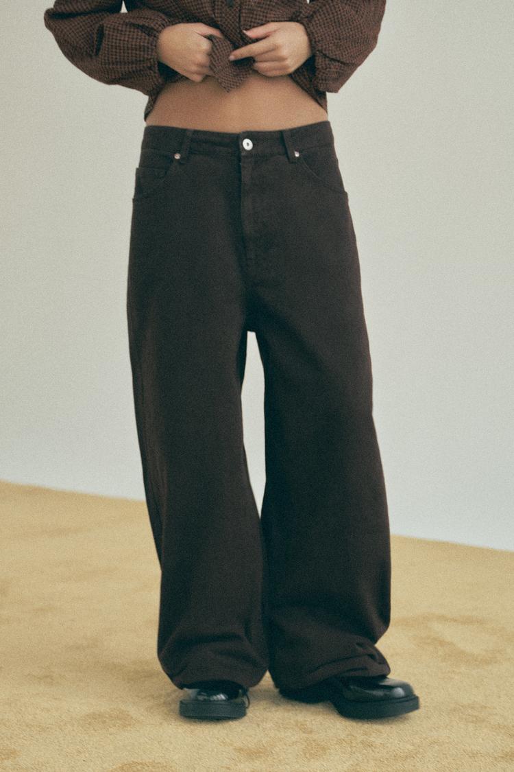 JEAN TRF RELAXED OVERSIZE TAILLE NORMALE