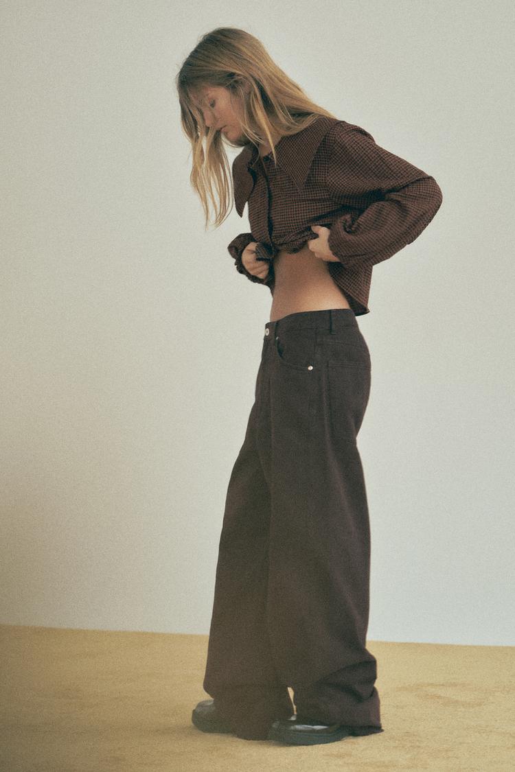 JEAN TRF RELAXED OVERSIZE TAILLE NORMALE