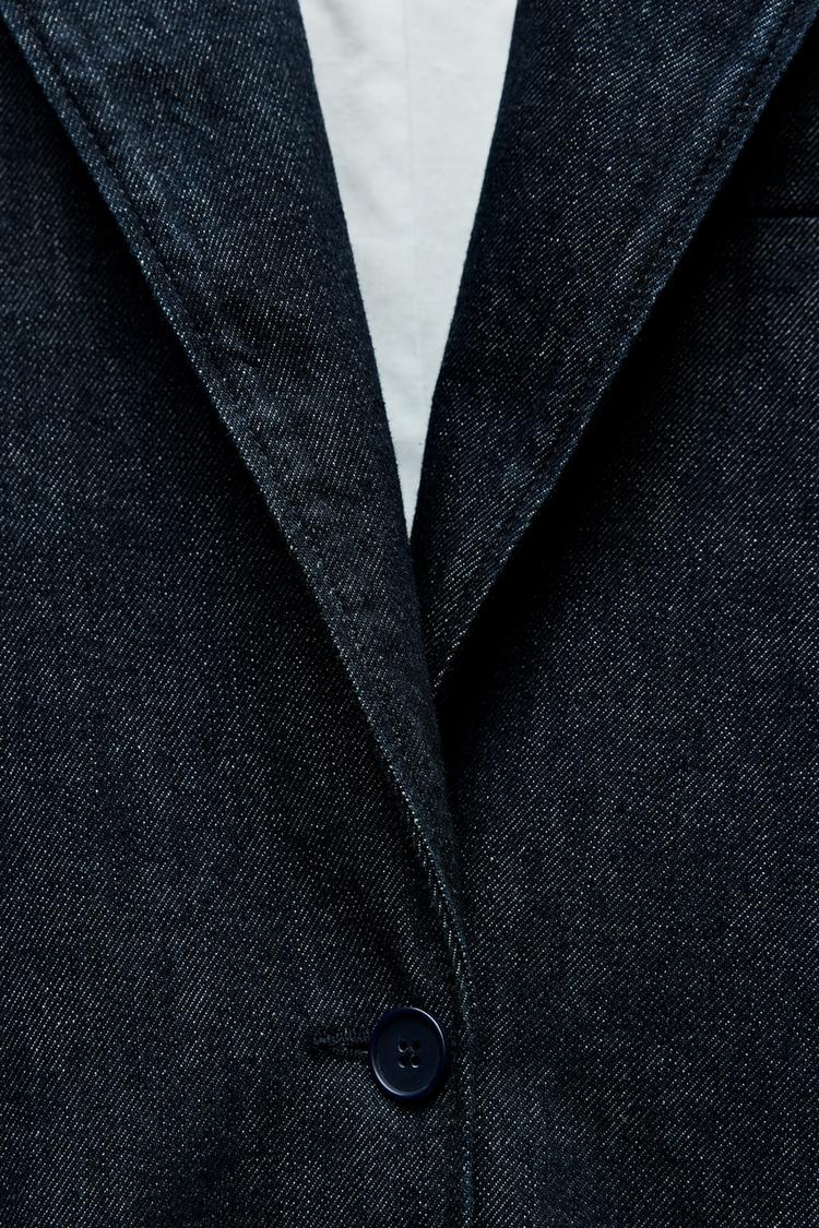 BLAZER EN JEAN TRF OVERSIZE