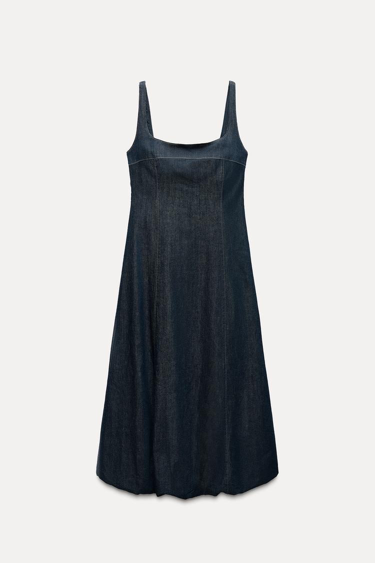 ROBE EN DENIM TRF BALLON