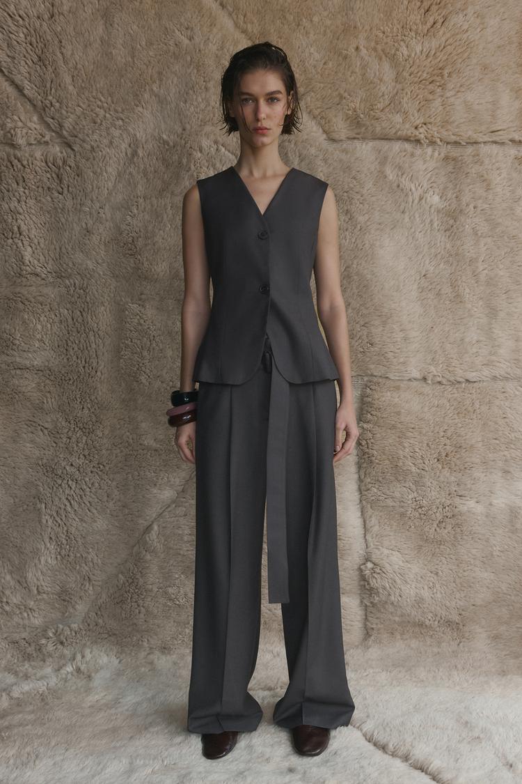 GILET ZW COLLECTION BUTTONED WAISTCOAT