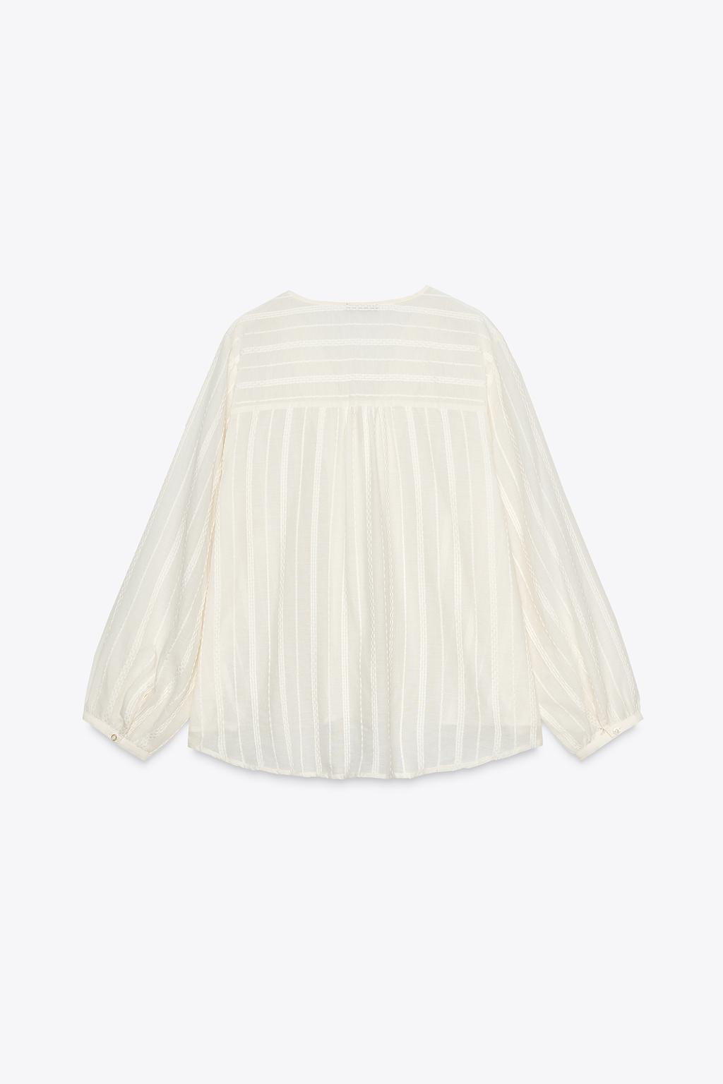 BLOUSE RAYÉE RUSTIQUE