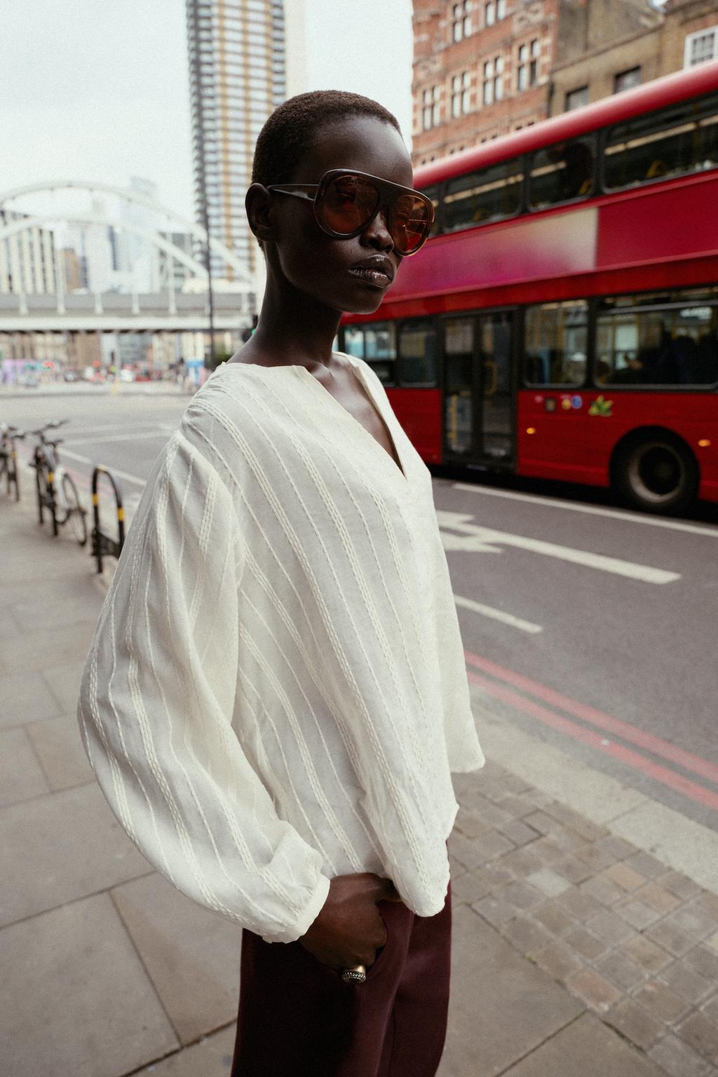 BLOUSE RAYÉE RUSTIQUE