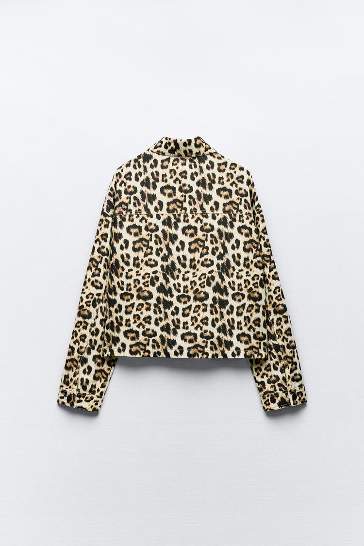 SURCHEMISE EN LIN À IMPRIMÉ ANIMAL 🐆