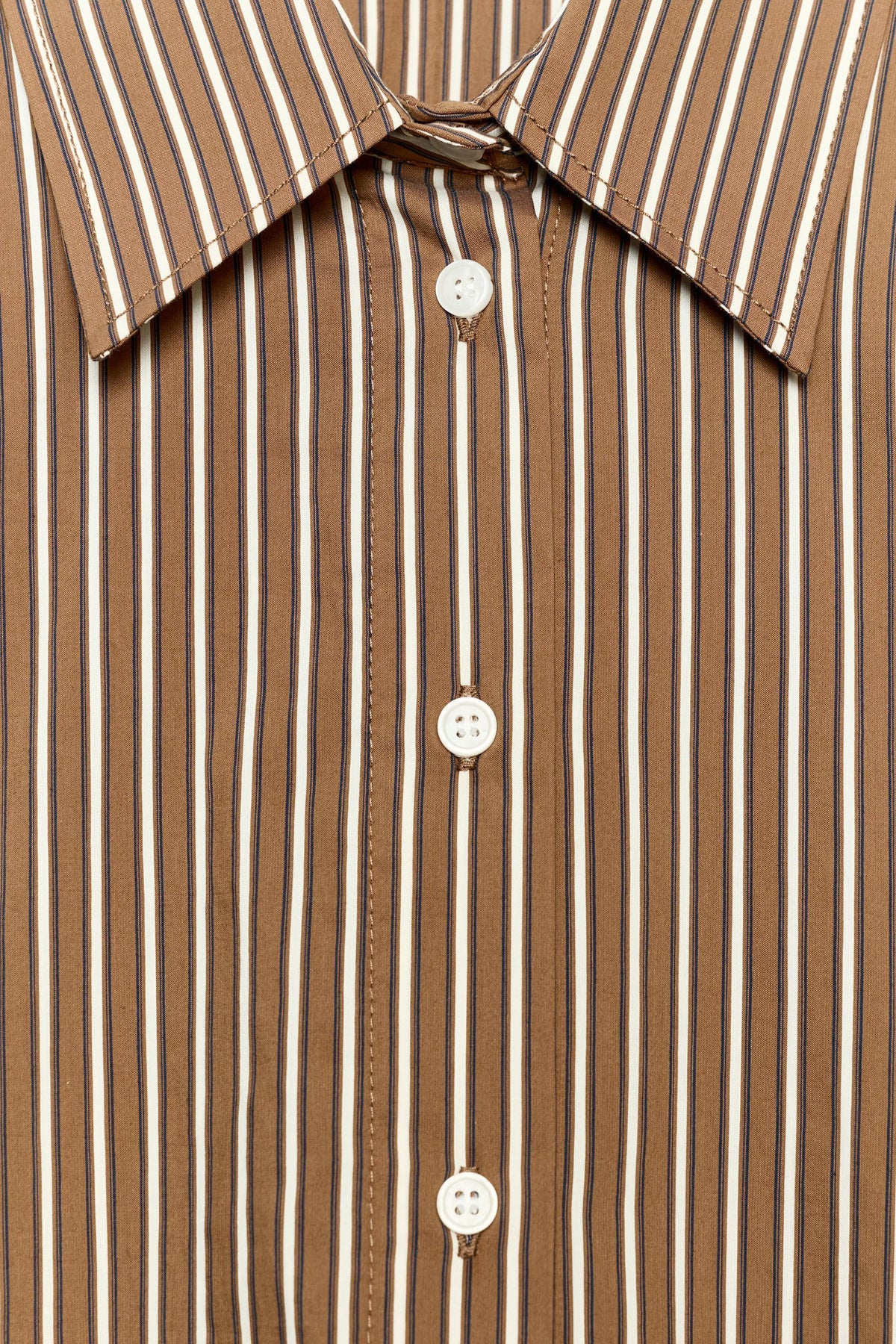 CHEMISE OVERSIZE EN POPELINE À RAYURES