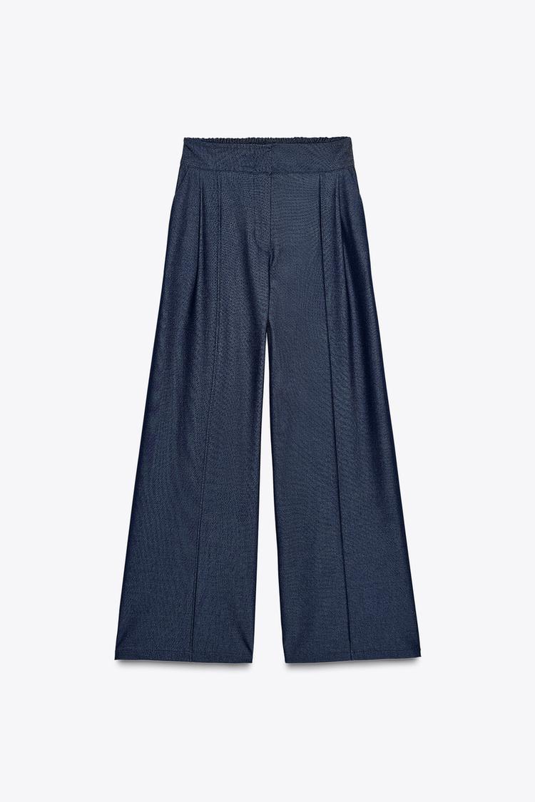PANTALON LARGE À PINCES