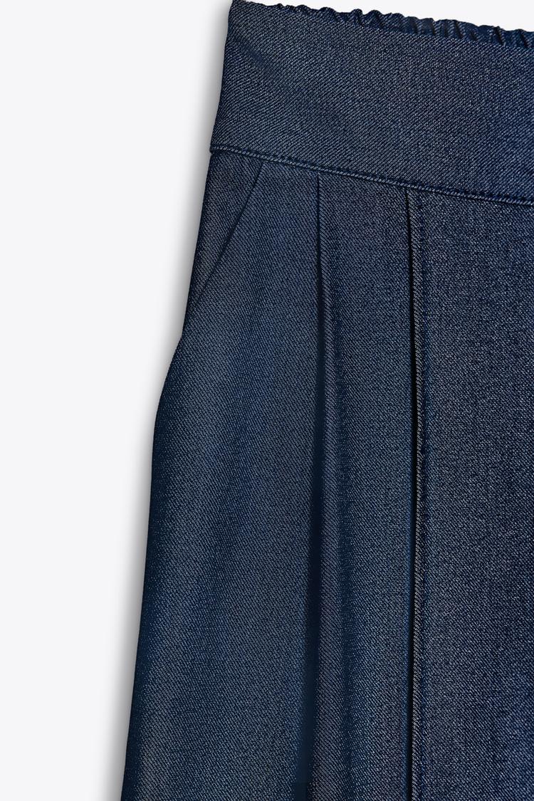 PANTALON LARGE À PINCES