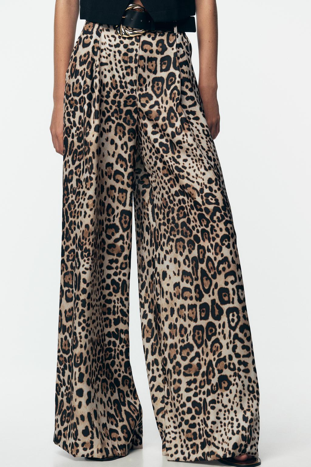 PANTALON LARGE SATINÉ SANS CEINTURE