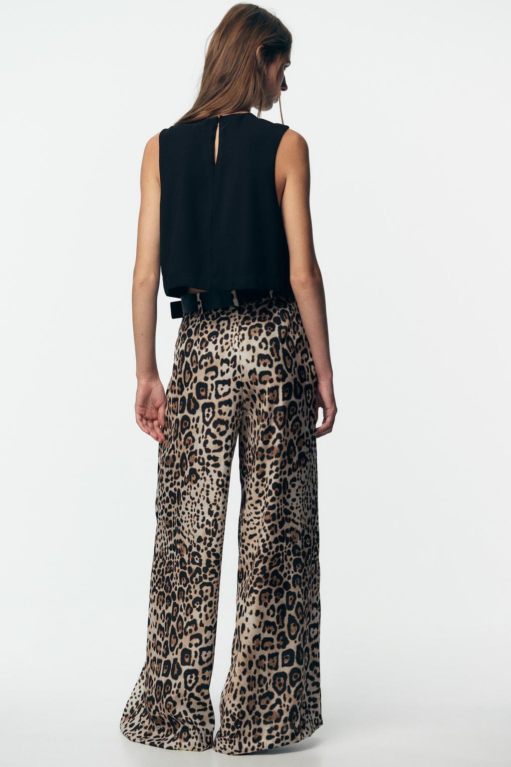 PANTALON LARGE SATINÉ SANS CEINTURE