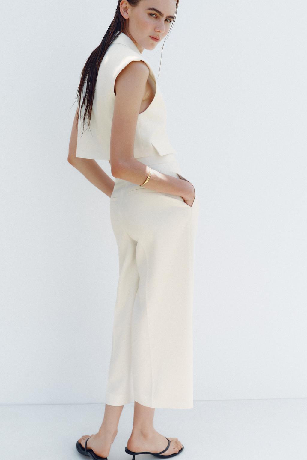 JUPE-CULOTTE TAILLE HAUTE
