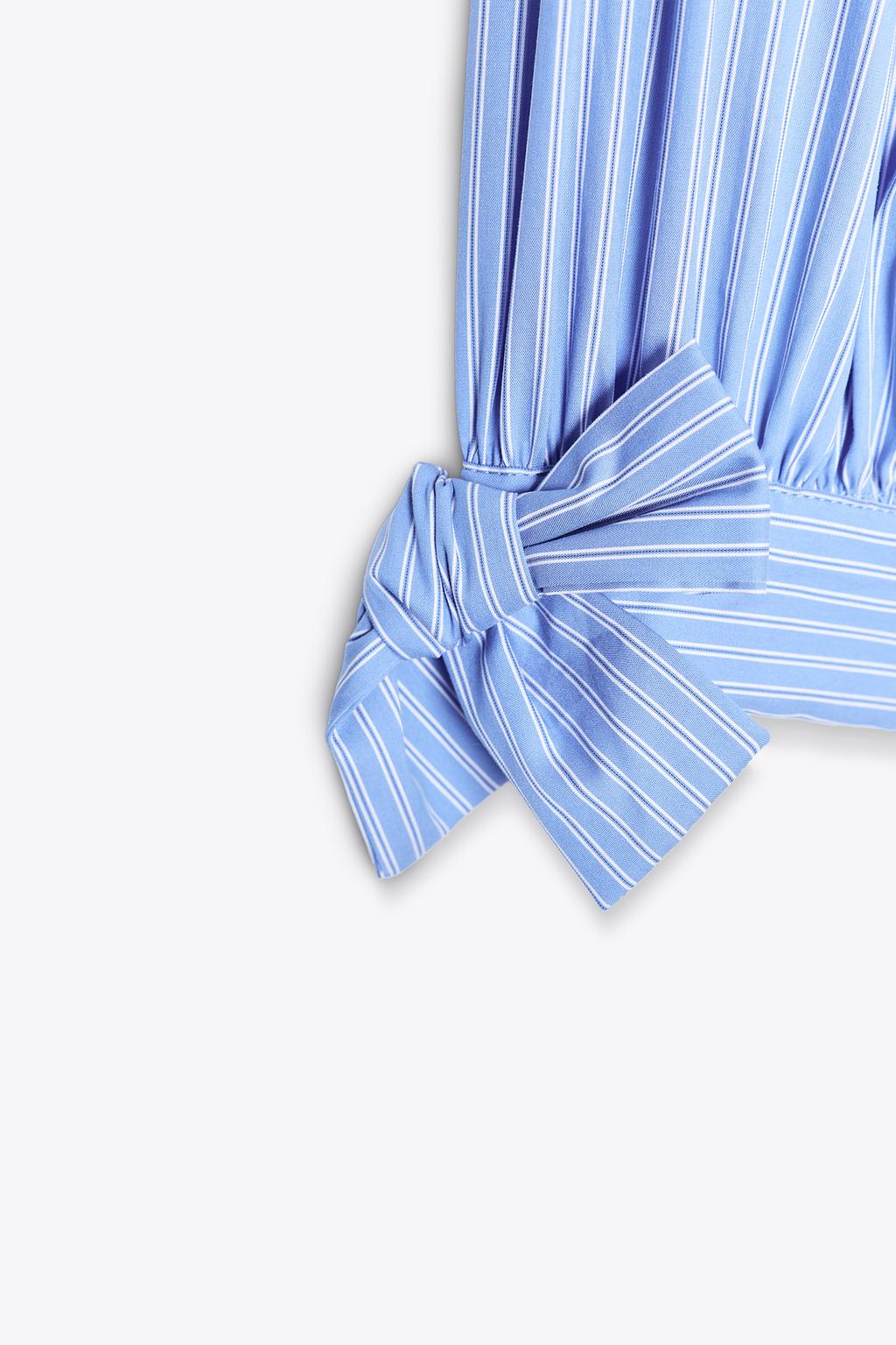 CHEMISE POPELINE AVEC LACETS