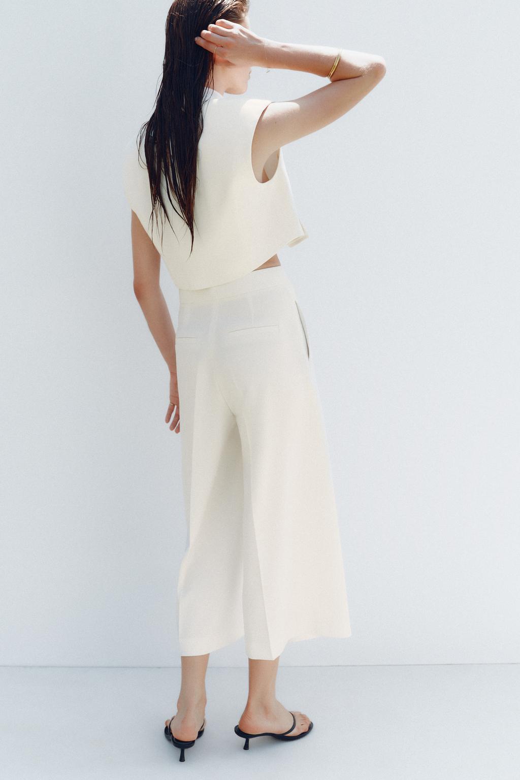 JUPE-CULOTTE TAILLE HAUTE
