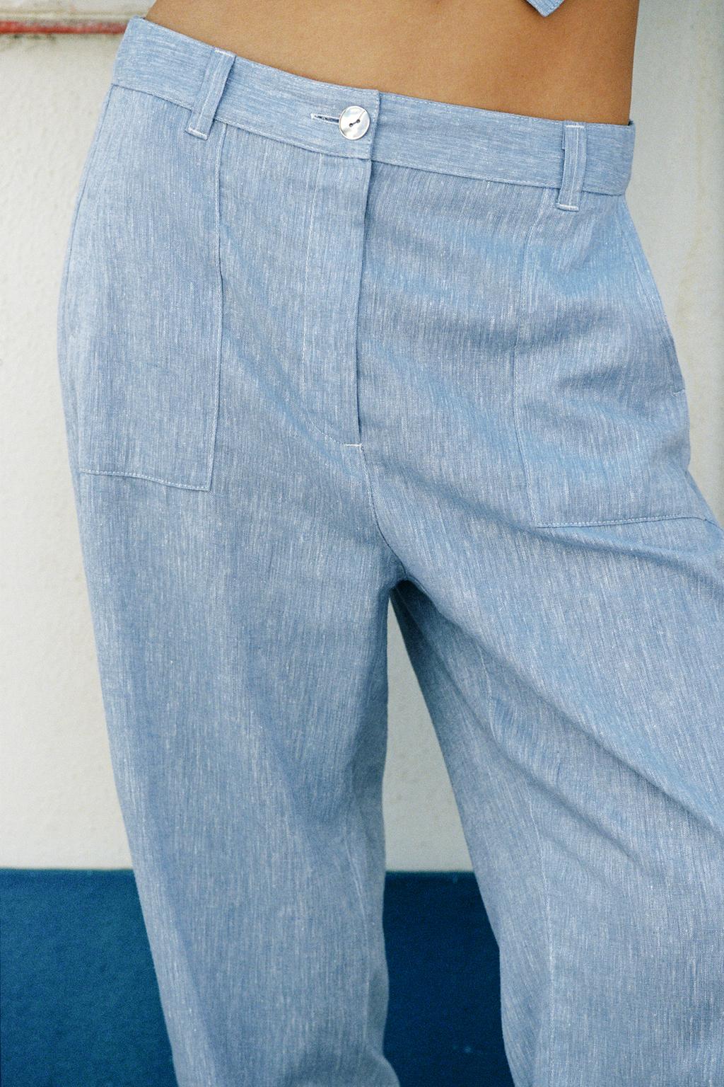 LINEN BLEND JOGGERS