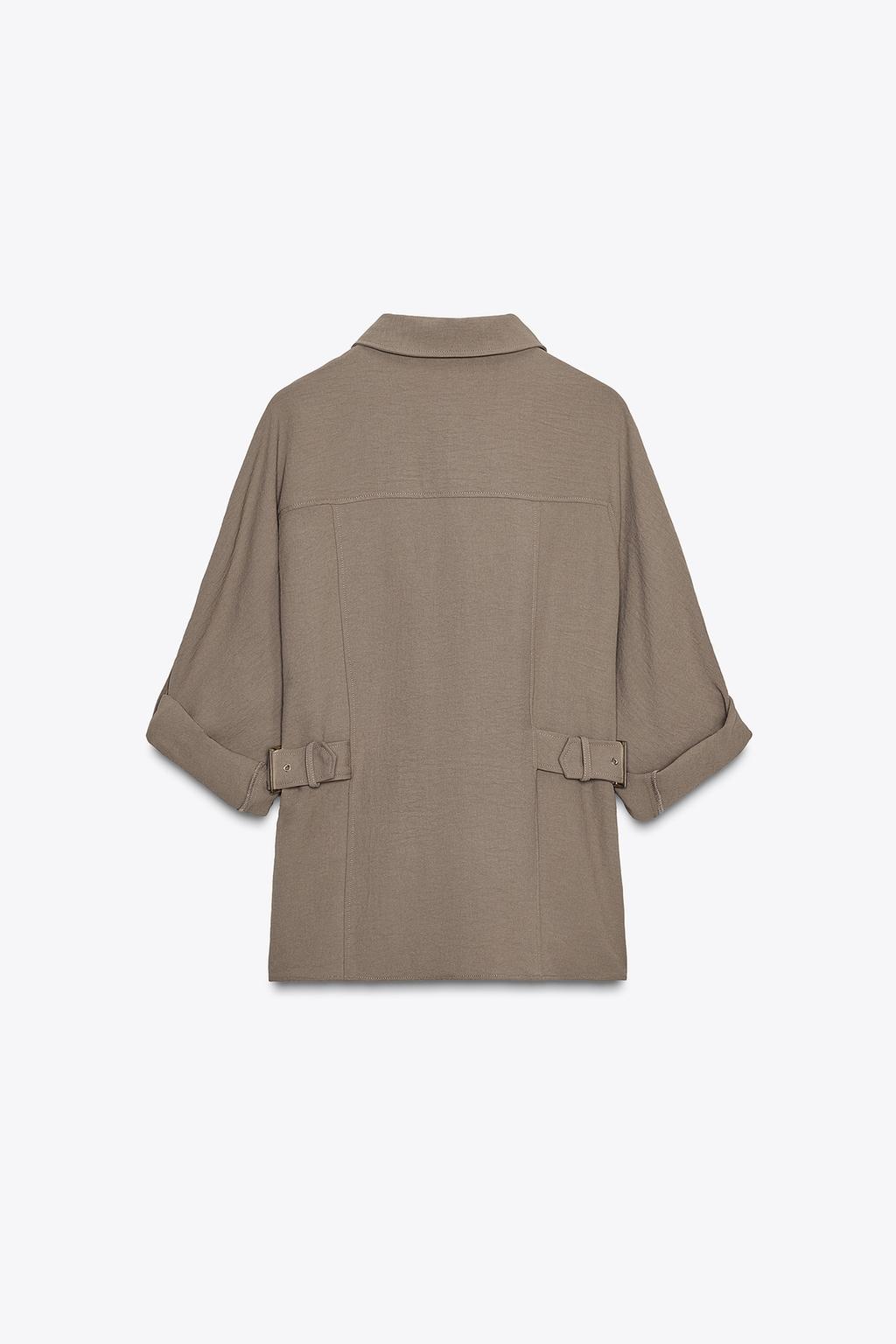 CHEMISE SAFARI BOUCLES LATÉRALES