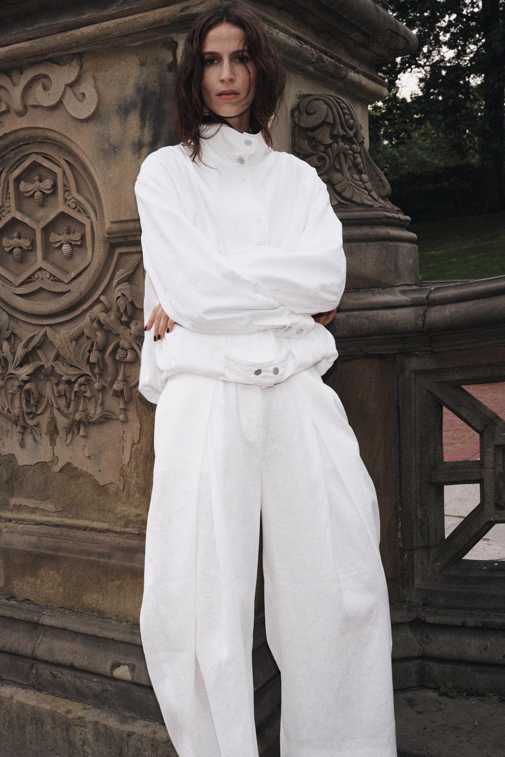 PANTALON VOLUME À PINCES ZW COLLECTION