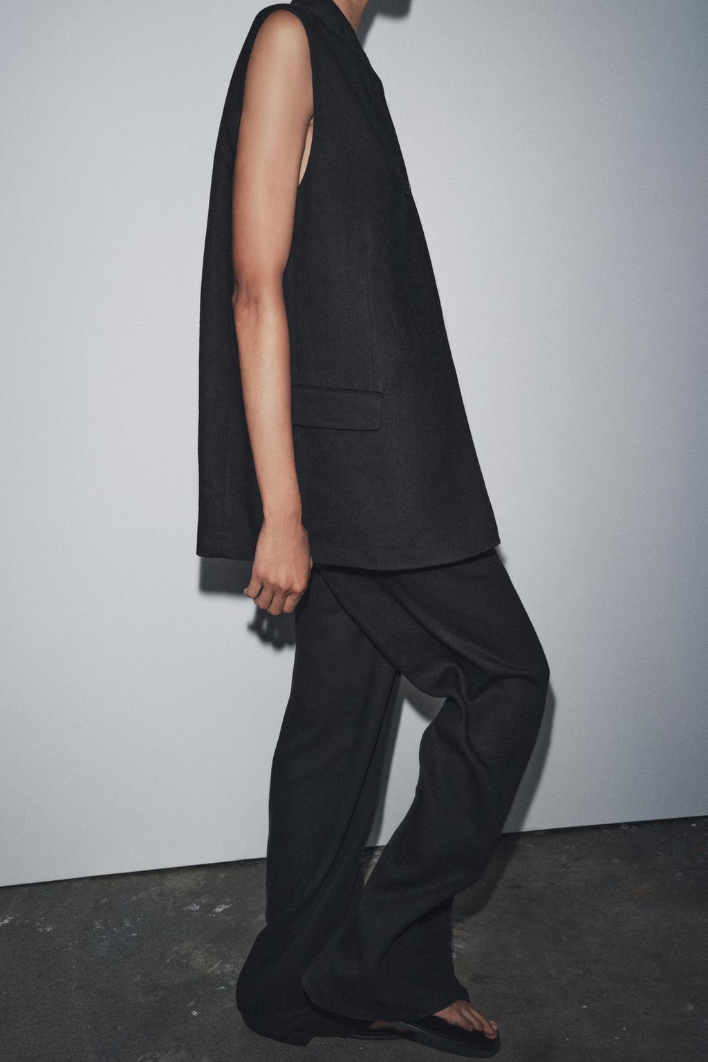 PANTALON MÉLANGE LIN BOUCLE ZW COLLECTION