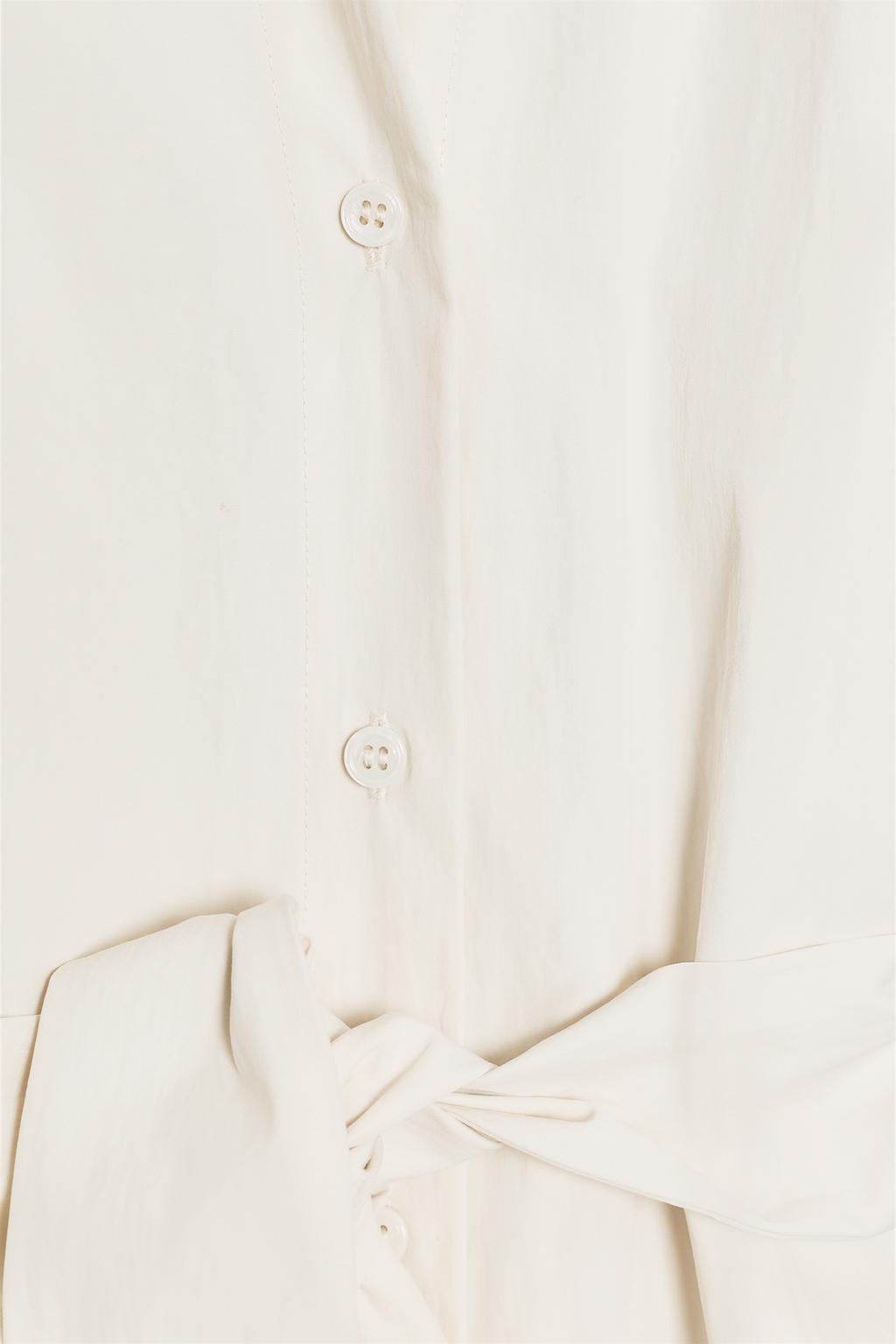 ROBE CHEMISE À MANCHES BOUFFANTES ZW COLLECTION