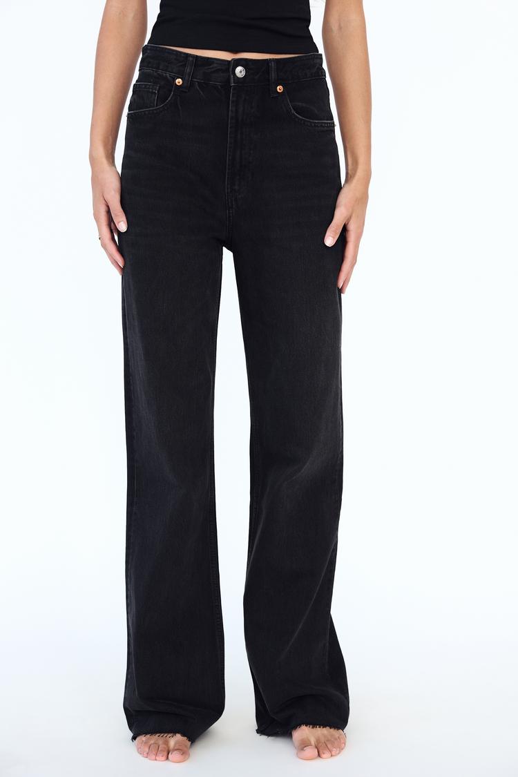 JEAN TRF WIDE LEG TAILLE HAUTE LONGUEUR COMPLÈTE