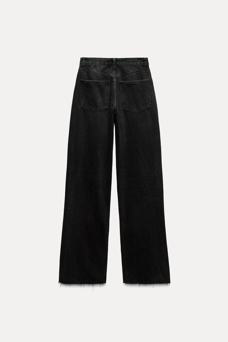 JEAN TRF WIDE LEG TAILLE HAUTE LONGUEUR COMPLÈTE