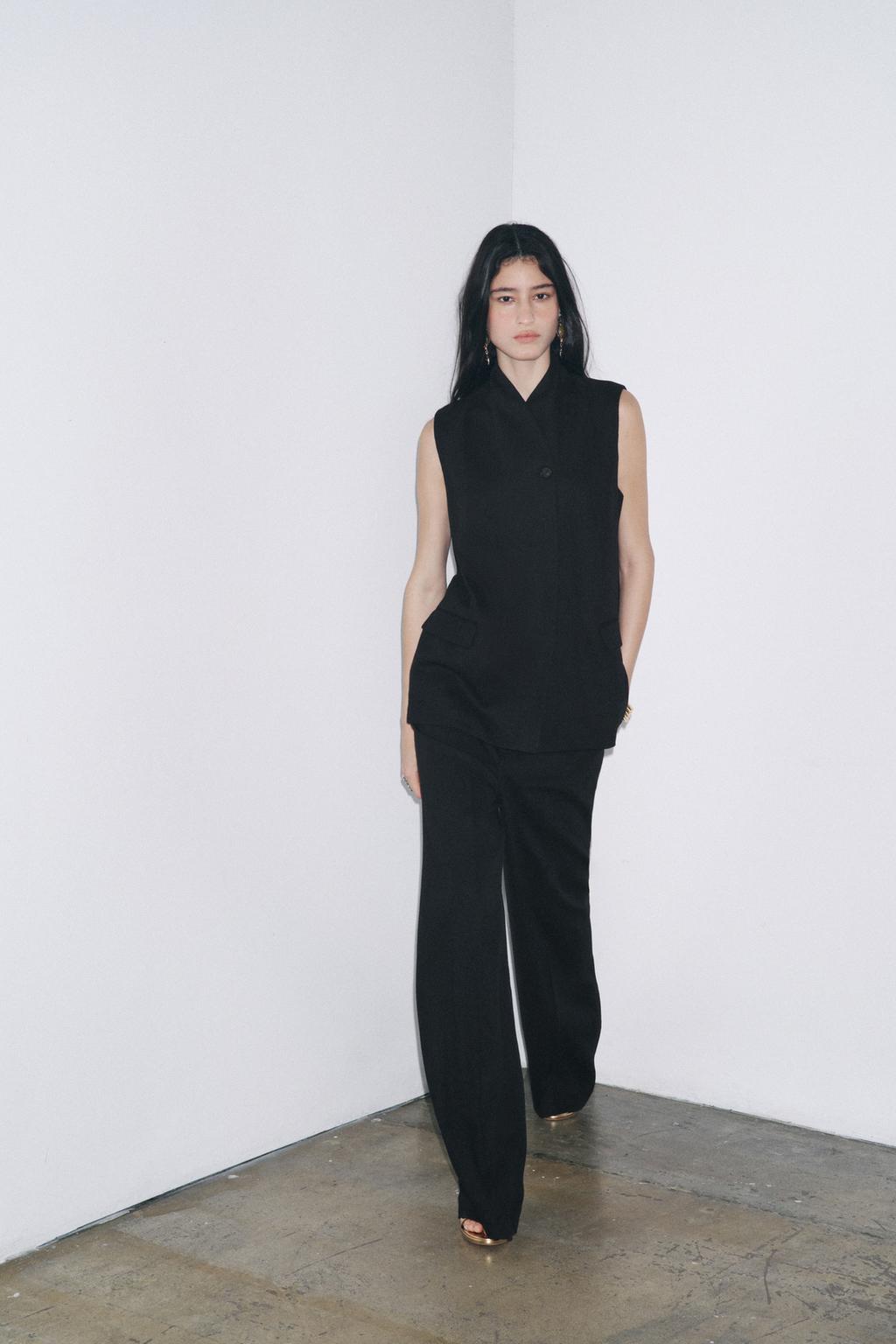 PANTALON MÉLANGE LIN BOUCLE ZW COLLECTION