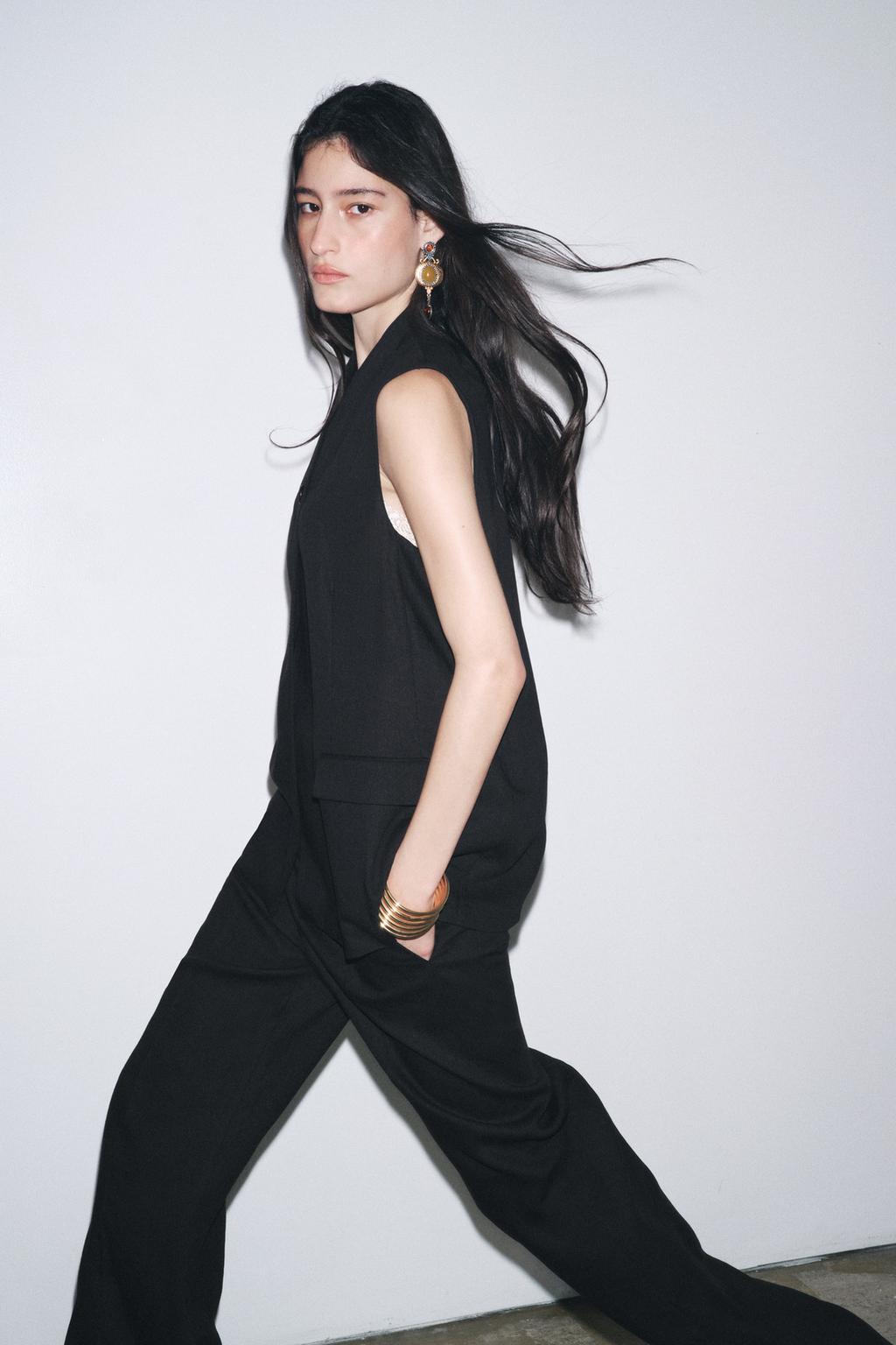 PANTALON MÉLANGE LIN BOUCLE ZW COLLECTION