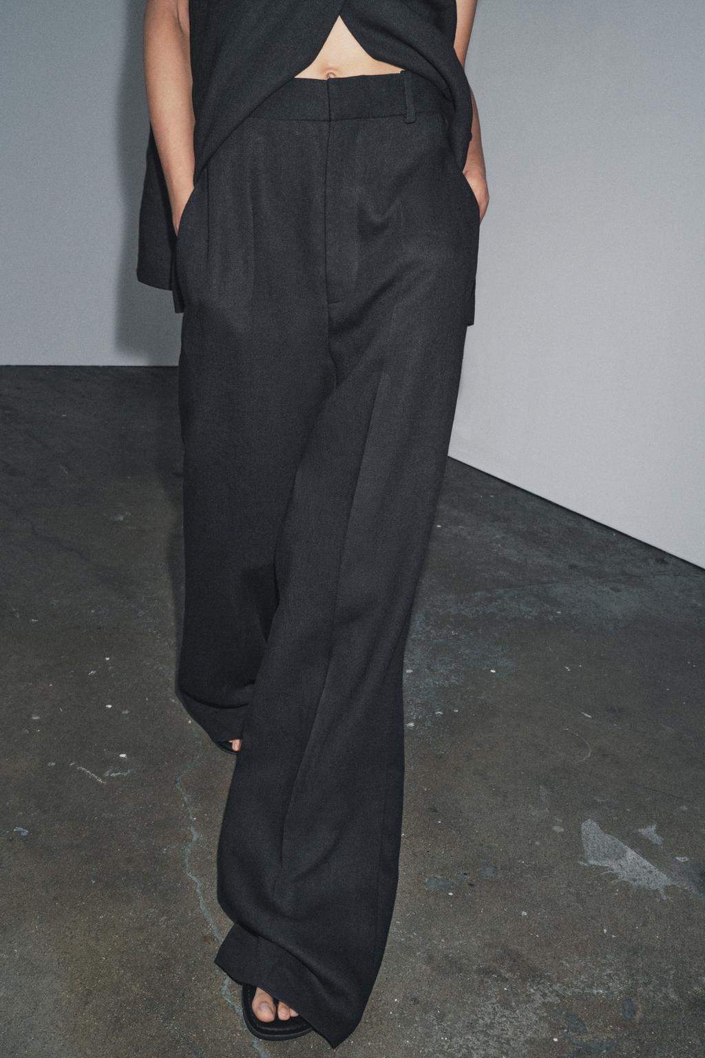PANTALON MÉLANGE LIN BOUCLE ZW COLLECTION