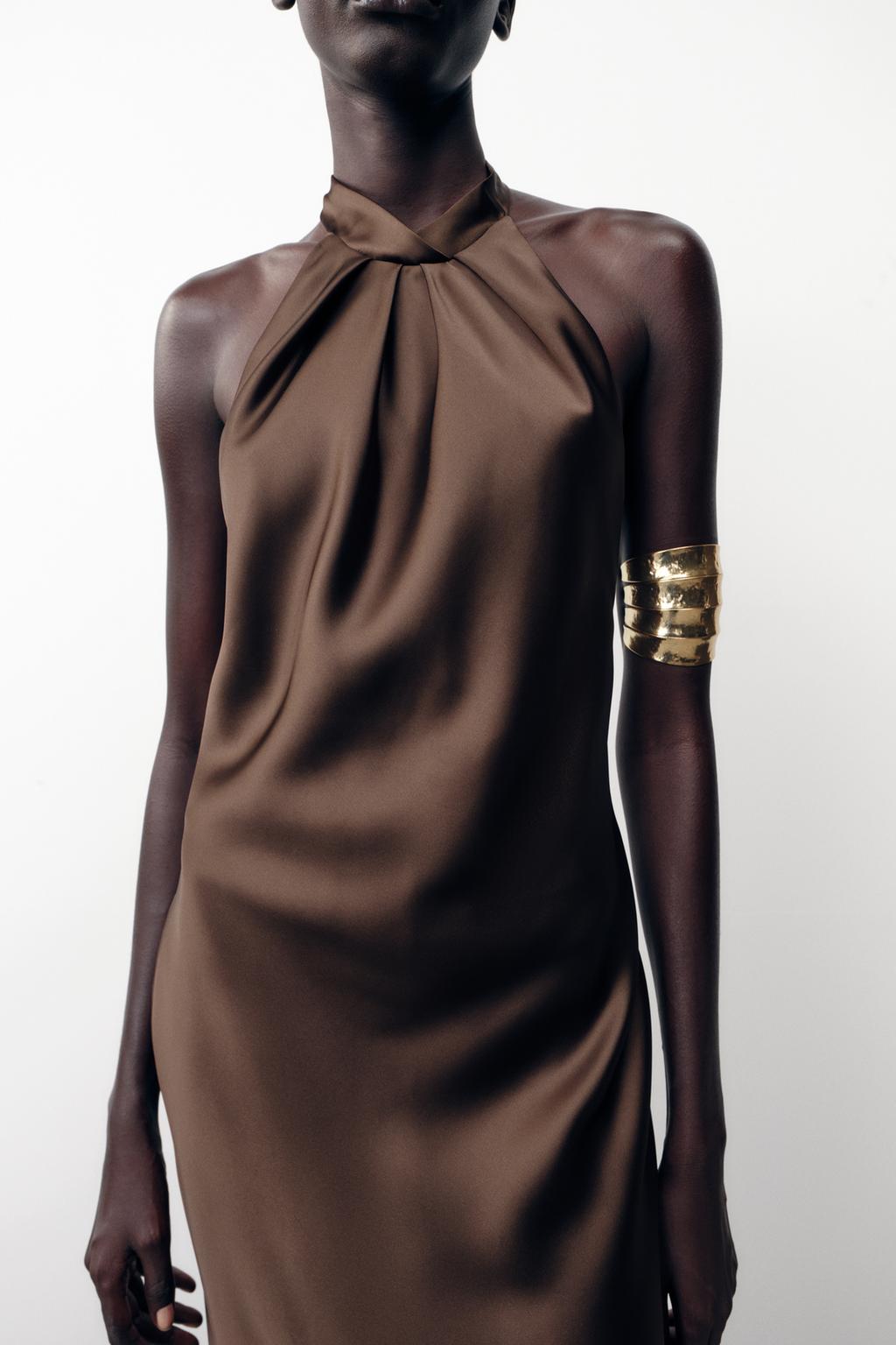 ROBE MIDI HALTER