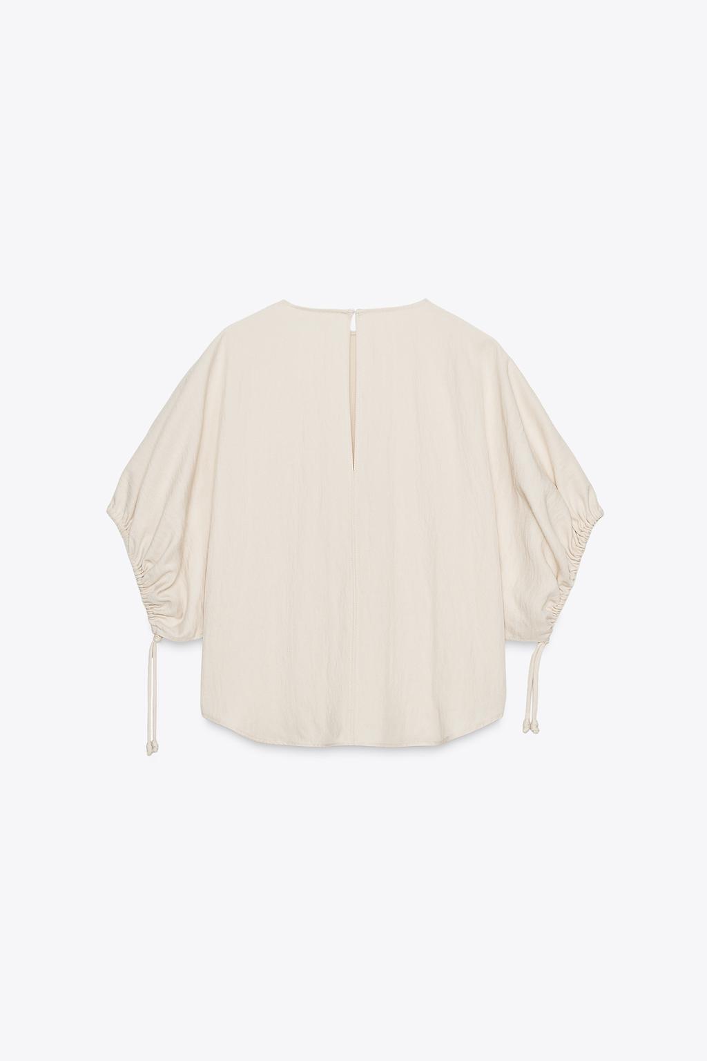 ENSEMBLE BLOUSE À MANCHES BOUFFANTES | PANTALON DE PYJAMA FLUIDE ZW COLLECTION