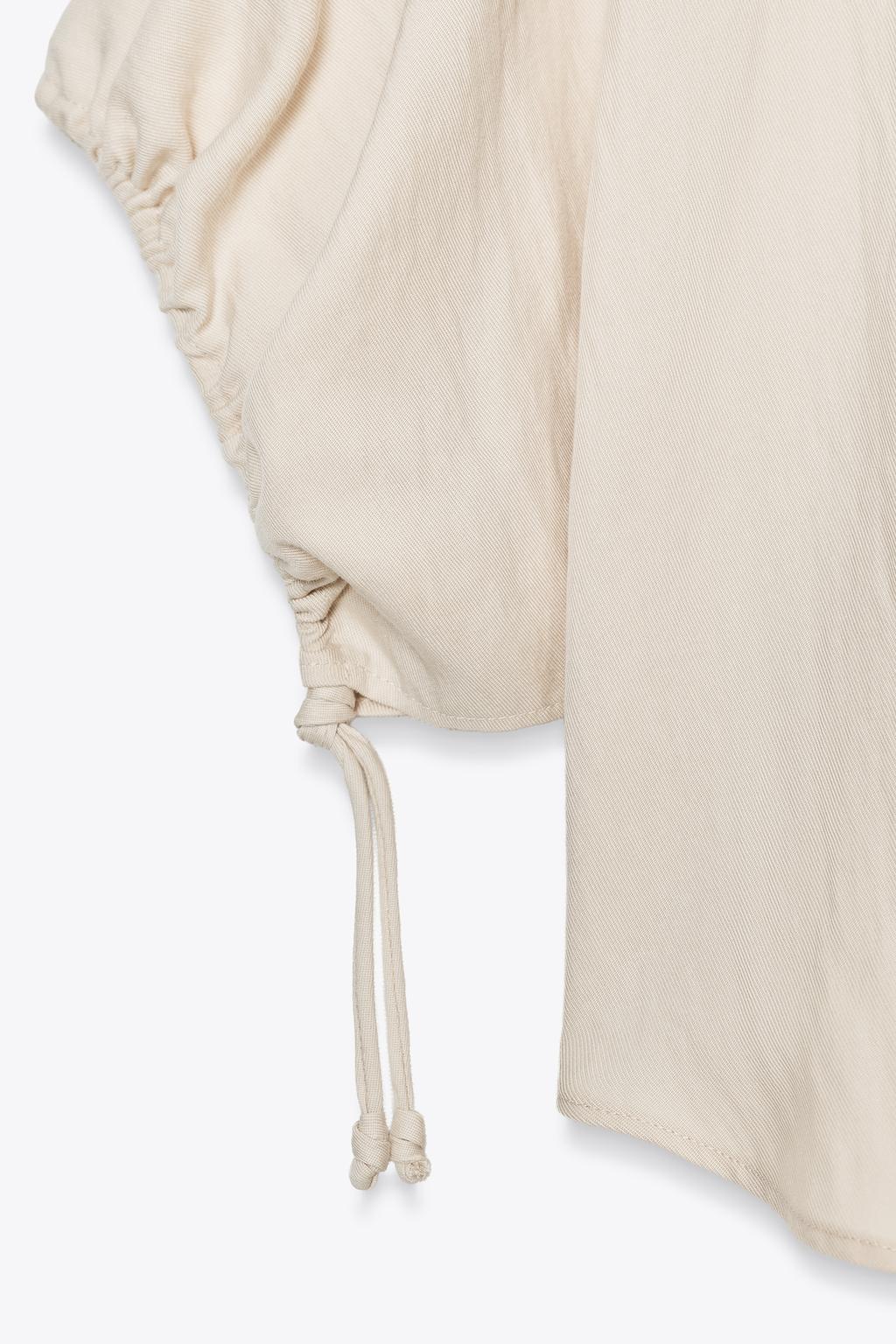 ENSEMBLE BLOUSE À MANCHES BOUFFANTES | PANTALON DE PYJAMA FLUIDE ZW COLLECTION