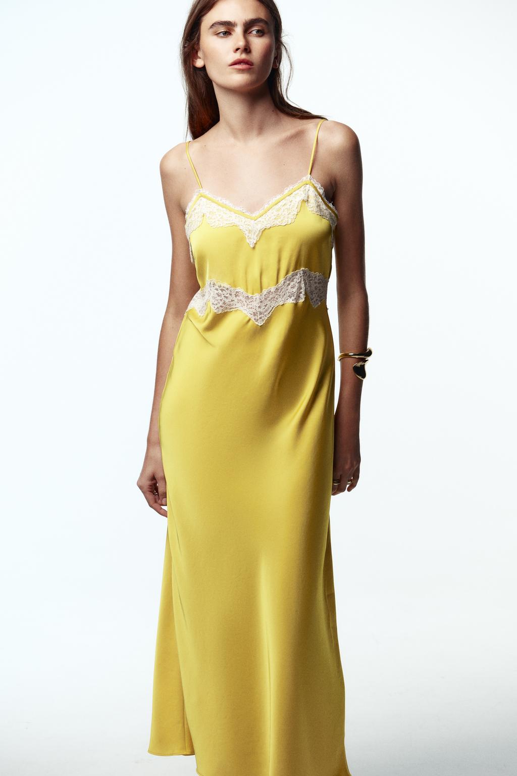 ROBE MIDI STYLE LINGERIE DENTELLE
