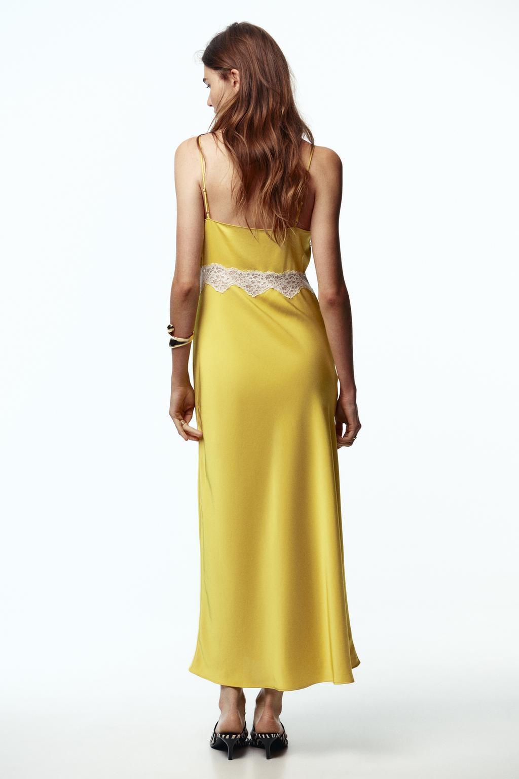 ROBE MIDI STYLE LINGERIE DENTELLE